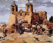 Nikolay Fechin The Church in Tuoerce china oil painting artist